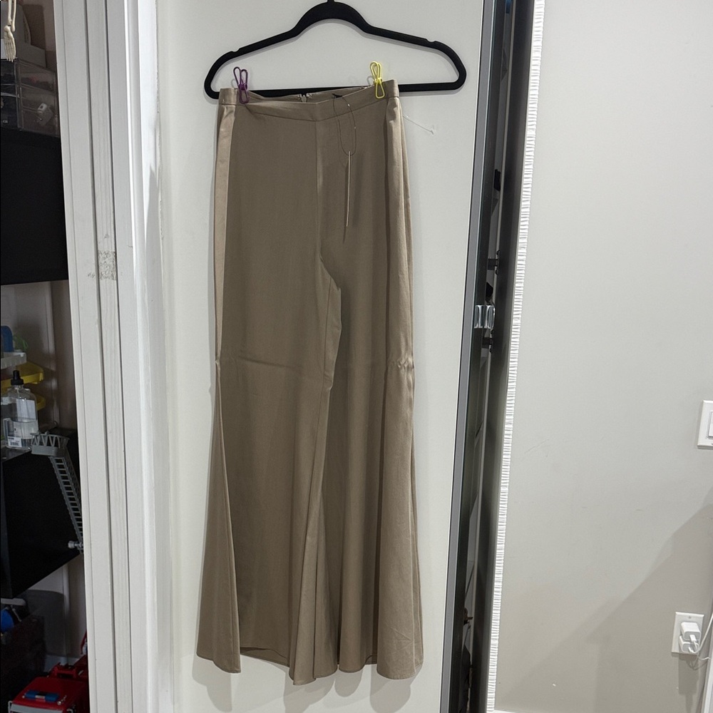 Samuel Dong Tan Wide Leg Pants